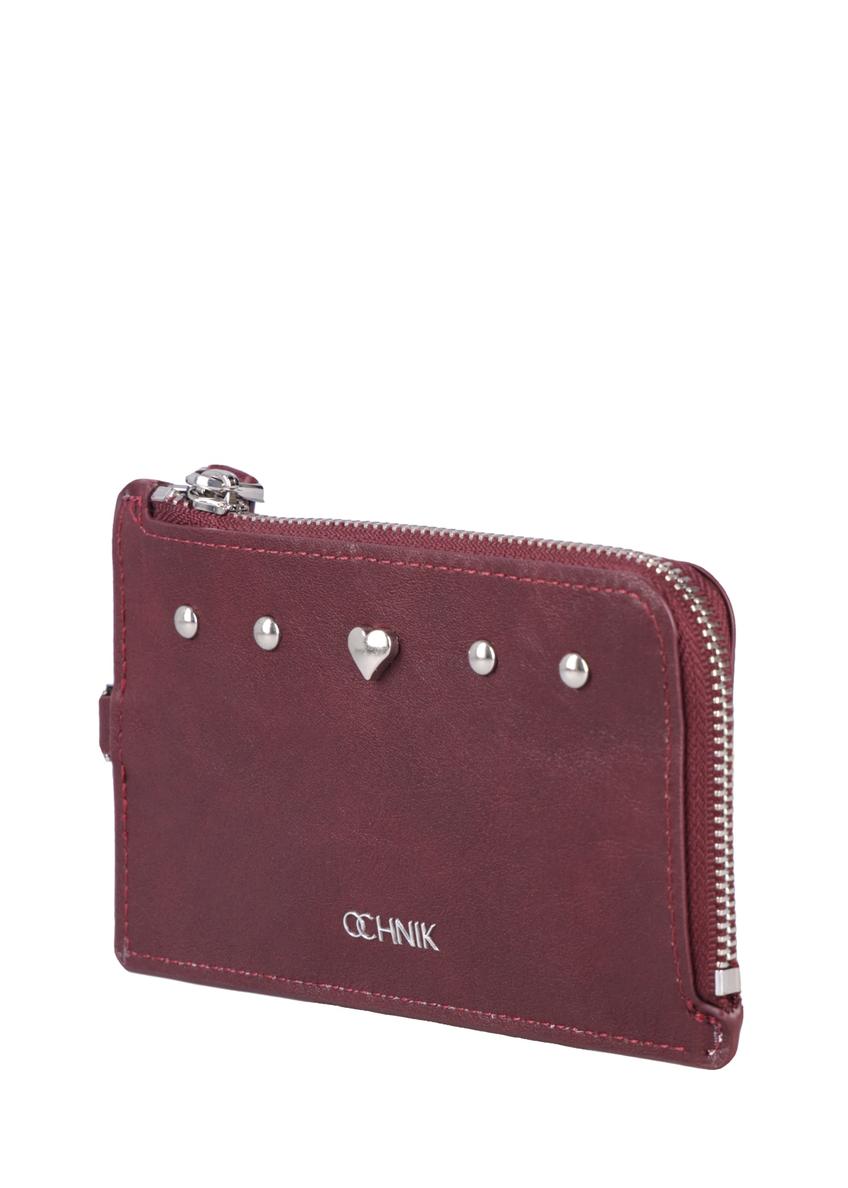 Burgundy women's wallet POREC-0447-4D(Z26)