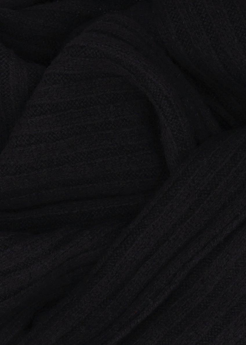 Black wool men's scarf SZAMT-0030-99(Z26)