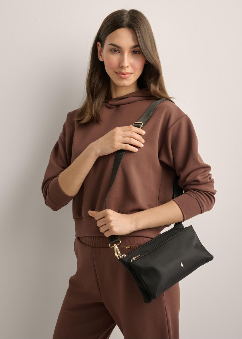 Black small women's handbag TOREN-0349-99(Z26)