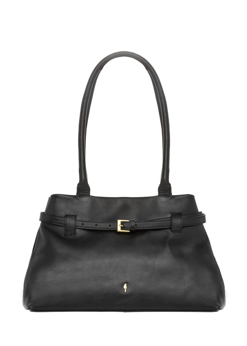 Black leather women's handbag TORES-1329-99(Z26)