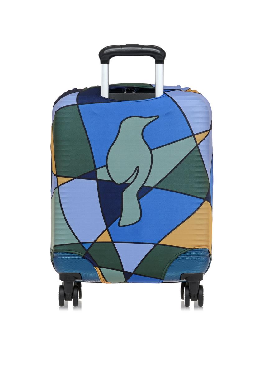 Geometric cover for small suitcase AW-005-0011-15-S(W24)