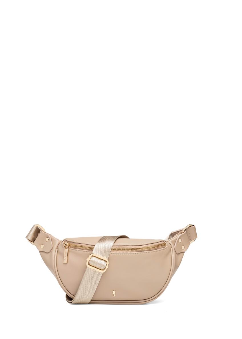 Women's beige waist bag TOREC-1131-1A(W26)
