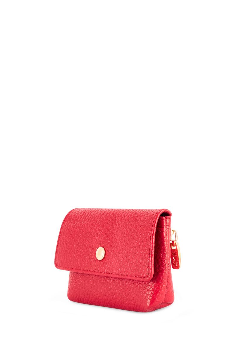 Red small leather women's wallet PORES-0895G-42(Z25)