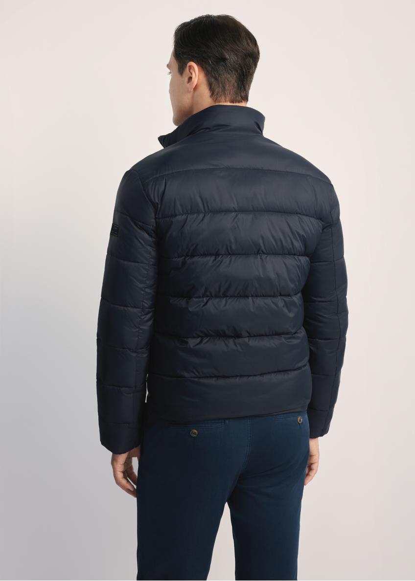 Navy blue men's transitional jacket KURMT-0389-69(Z25)