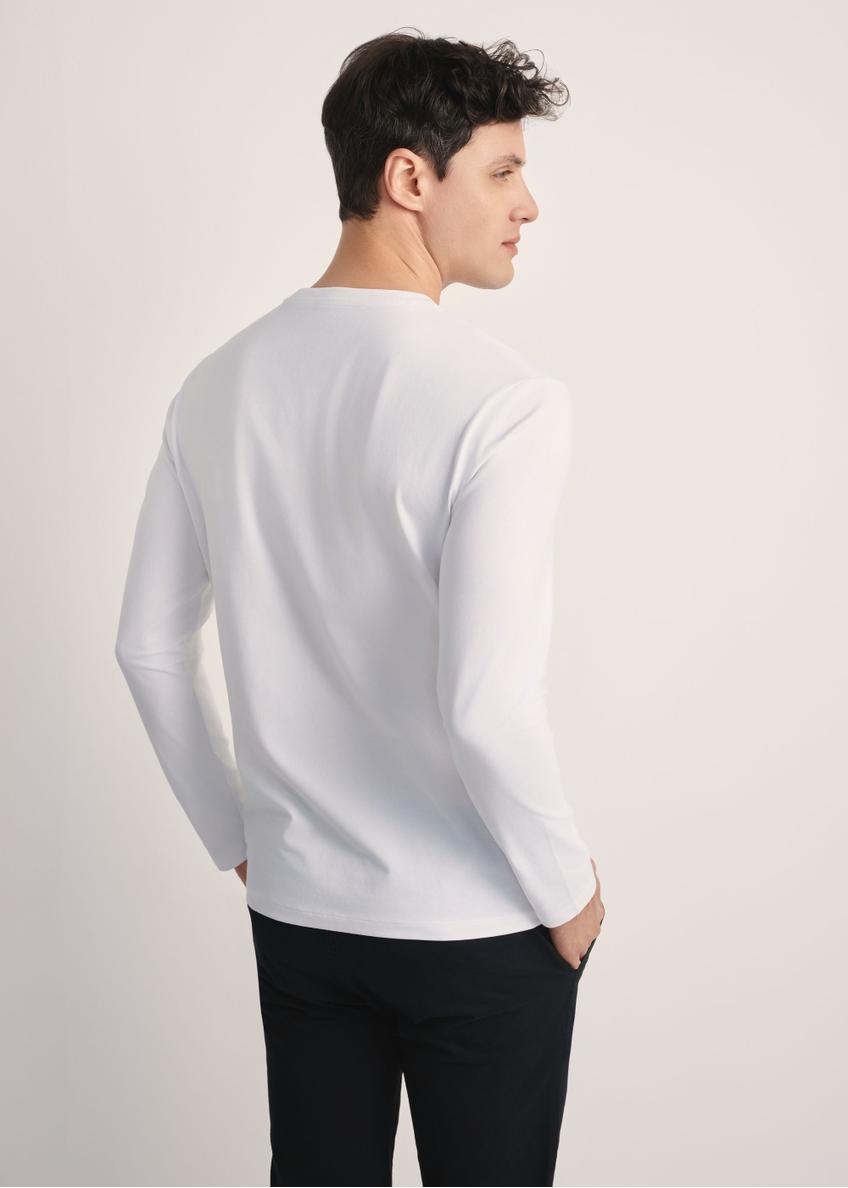 White men's longsleeve LSLMT-0008-0A(Z26)