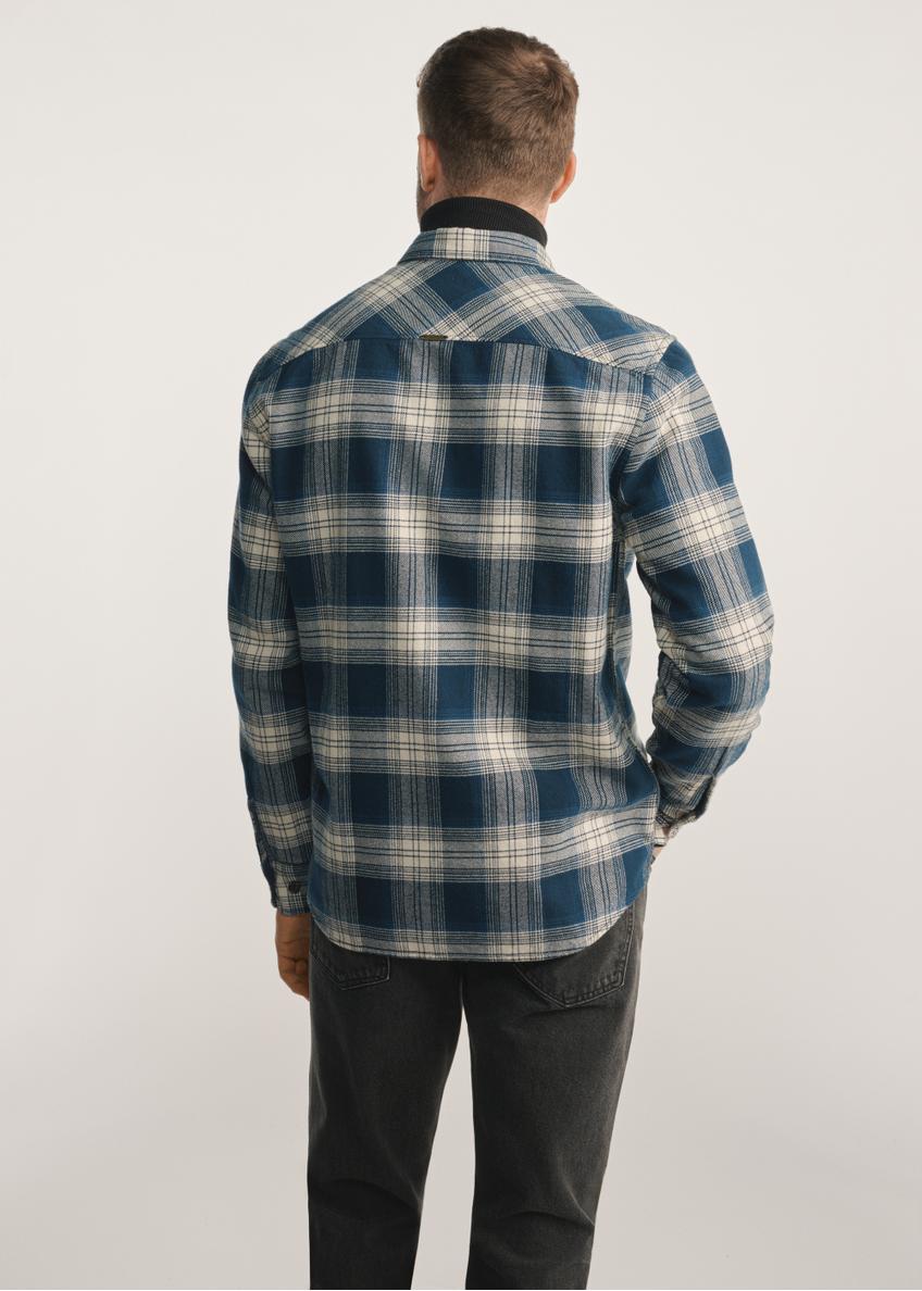 Men's checkered shirt KOSMT-0343-68(Z25)
