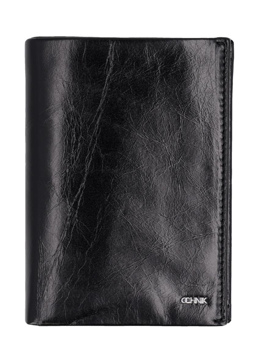 Black leather men's wallet PORMS-0737-99(Z26)
