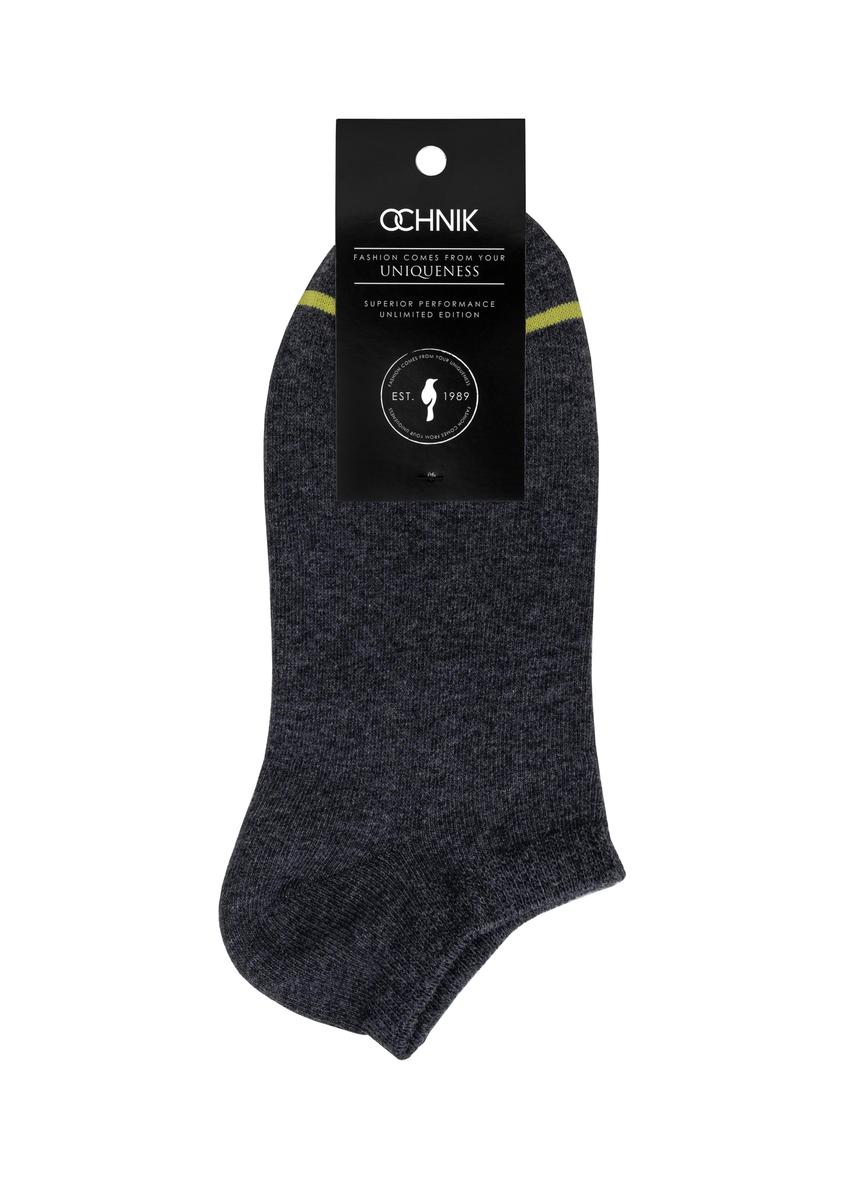 Men's short graphite socks SKAMT-0185-95(W24)