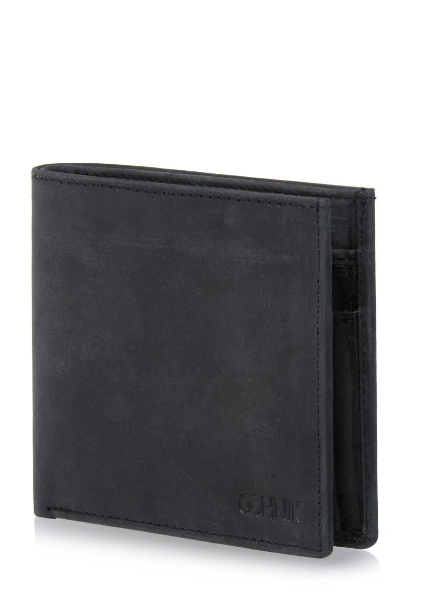 Men's small leather wallet PORMS-0544-99(W23)