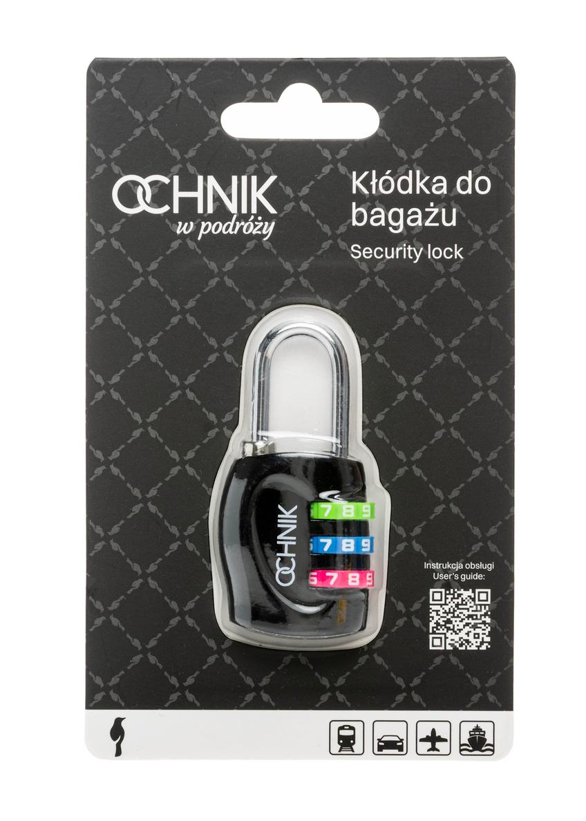 Black combination padlock AW-015-0005-99(W26)