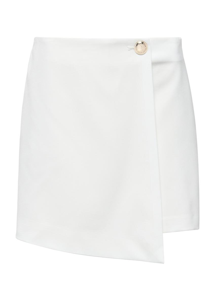 Cream women's skirt-shorts SZODT-0008-12(W26)