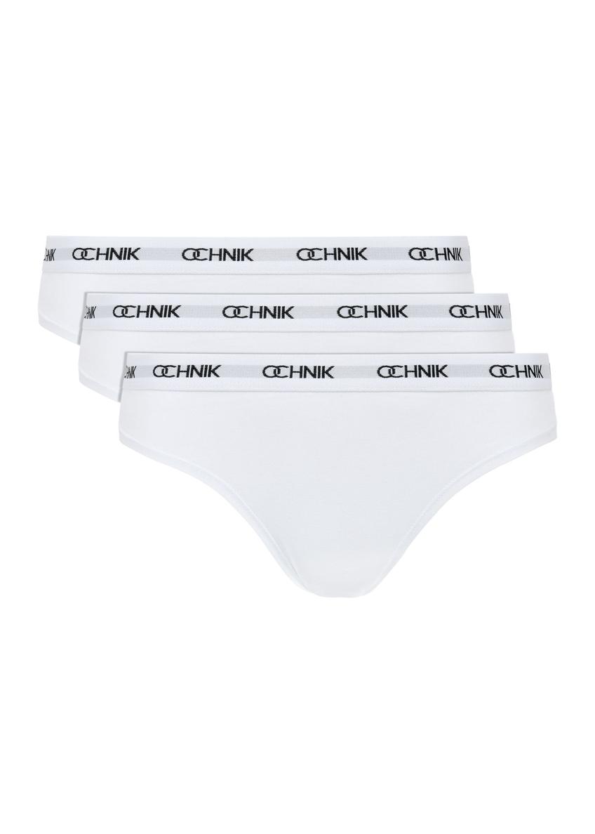 Three-pack of white women's briefs ZESDS-0002-11(Z24)-01