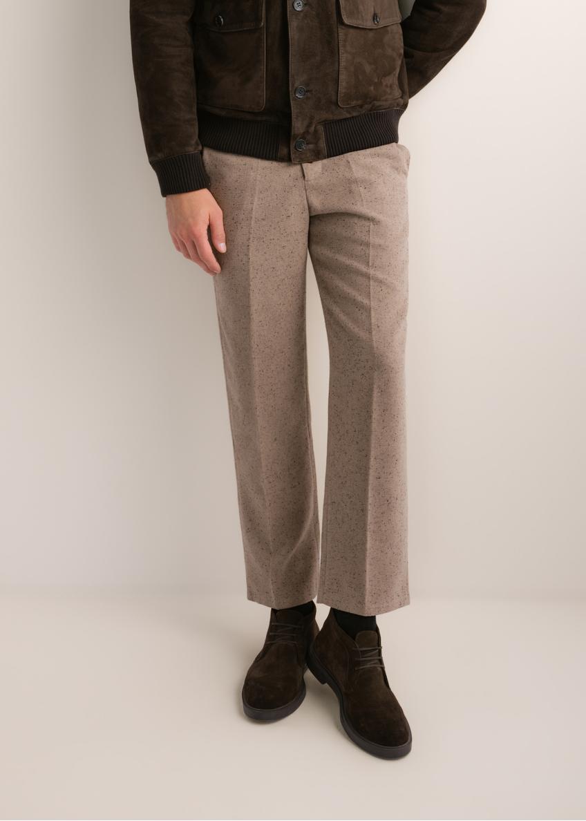 Men's cool beige trousers SPOMT-0131-1K(Z26)