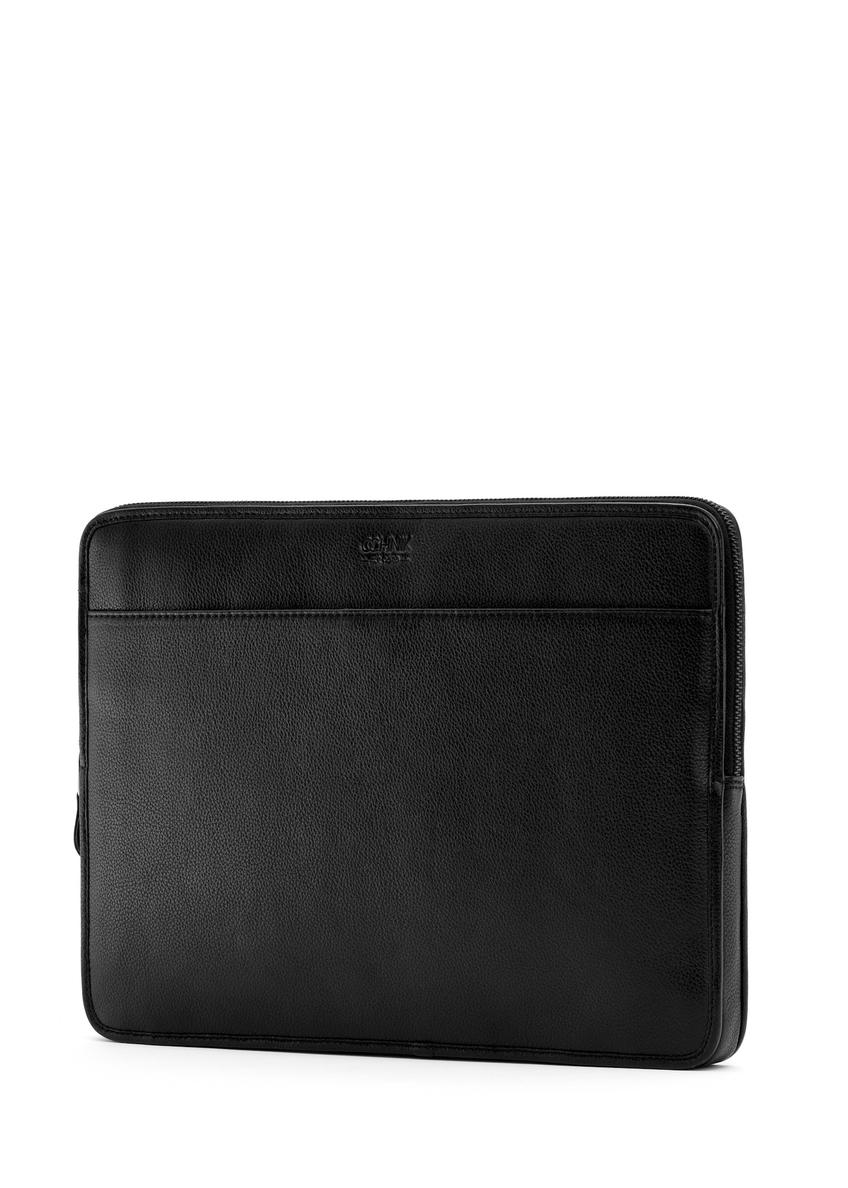 Black leather men's briefcase TORMS-0446-99(W25)