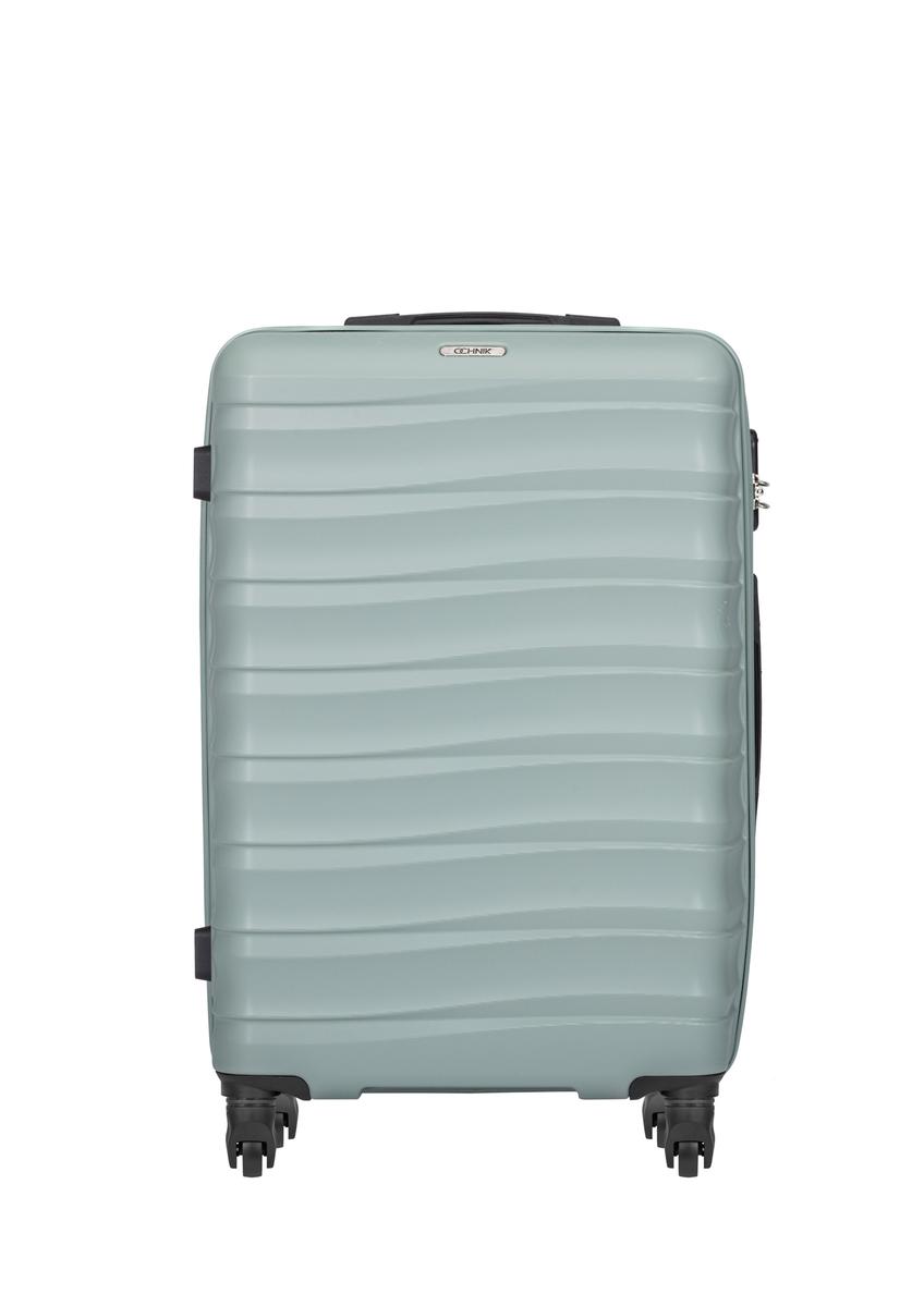 Medium suitcase on wheels WALAB-0081-8F-24(W26), front product view on white background.