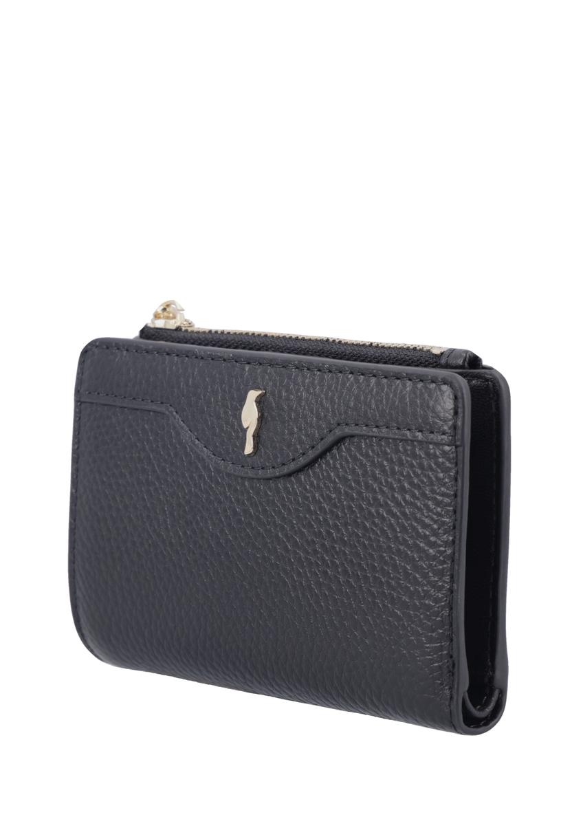 Black leather women's wallet PORES-1015R-9I(Z26)
