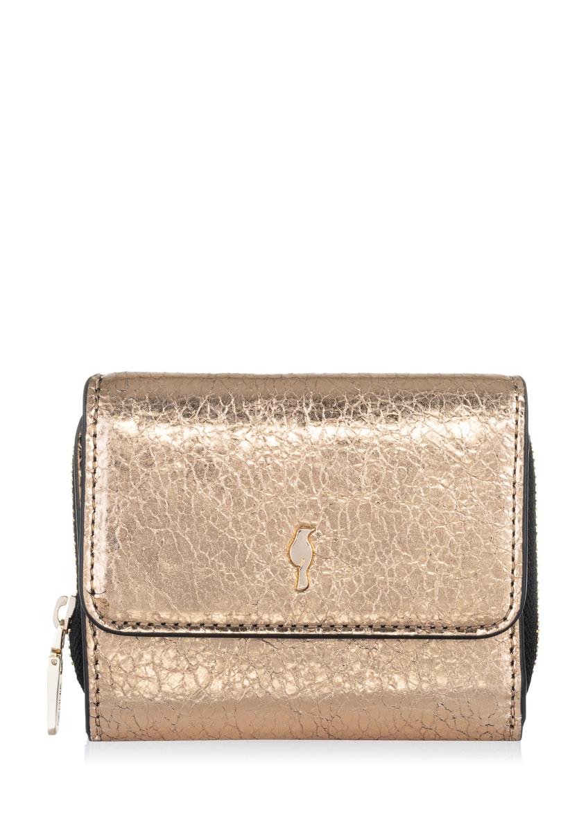 Women's small gold wallet PORES-0802C-28(W23)-09