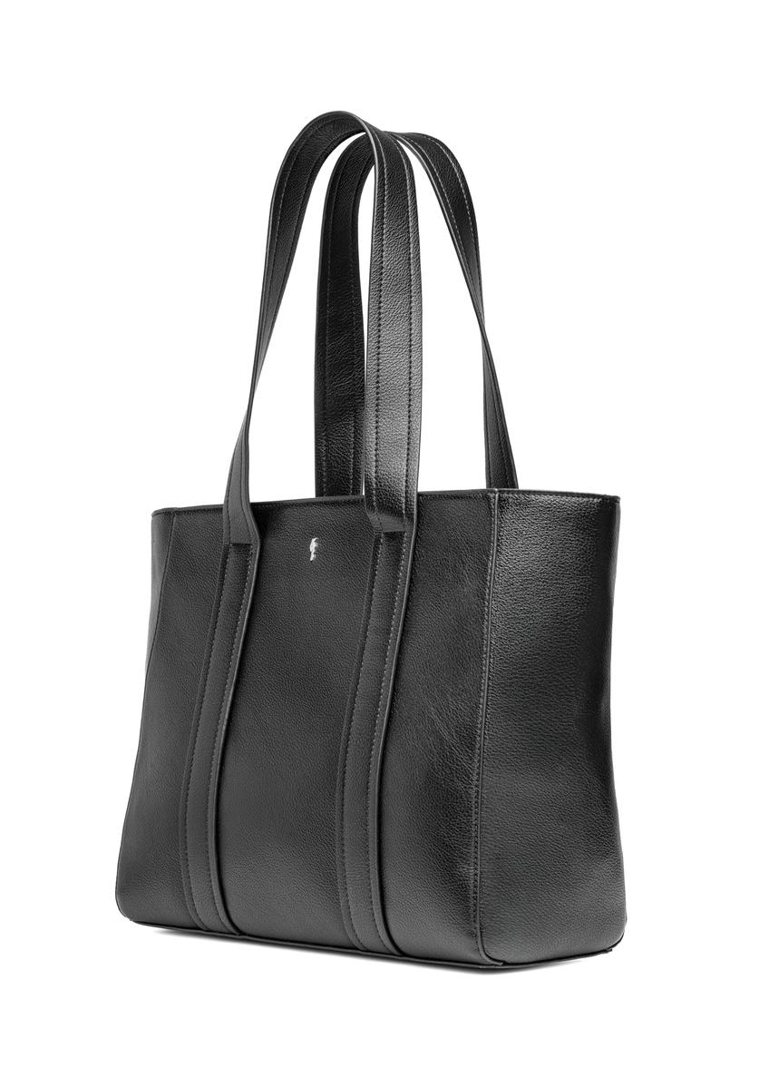 Black women's shopper bag TOREC-1133-99(W26)
