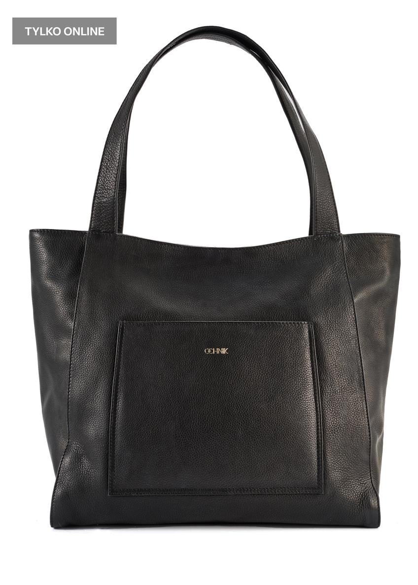 Black leather women's handbag TORES-1144-99(Z25)