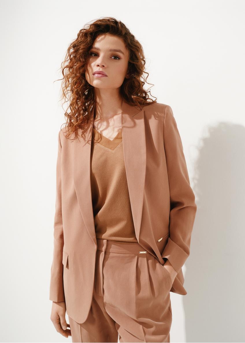 Camellia women's jacket without a clasp ZAKDT-0031-24(W24)