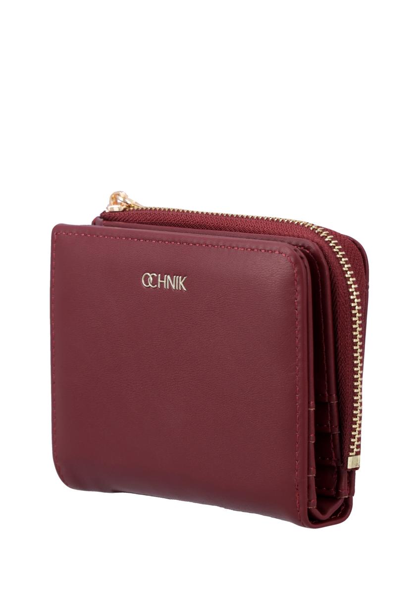 Burgundy small women's wallet POREC-0400A-49(Z25)