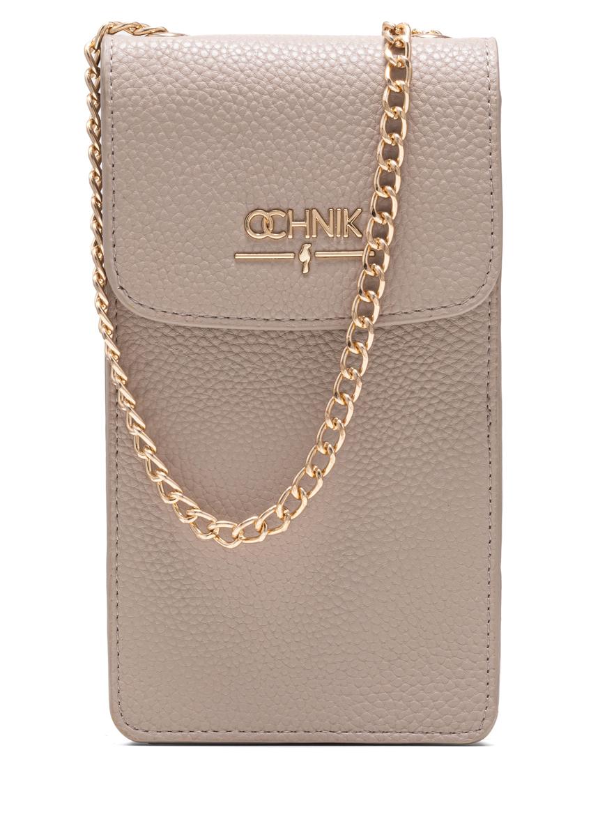 Beige women's pouch TOREC-1112-80(Z25), front product view on white background.