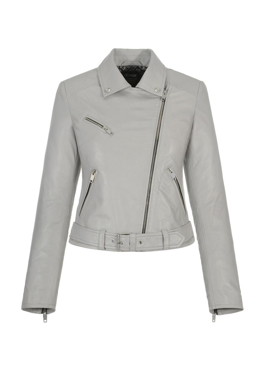 Grey women's natural leather ramones KURDS-0274-1290(W23)-05