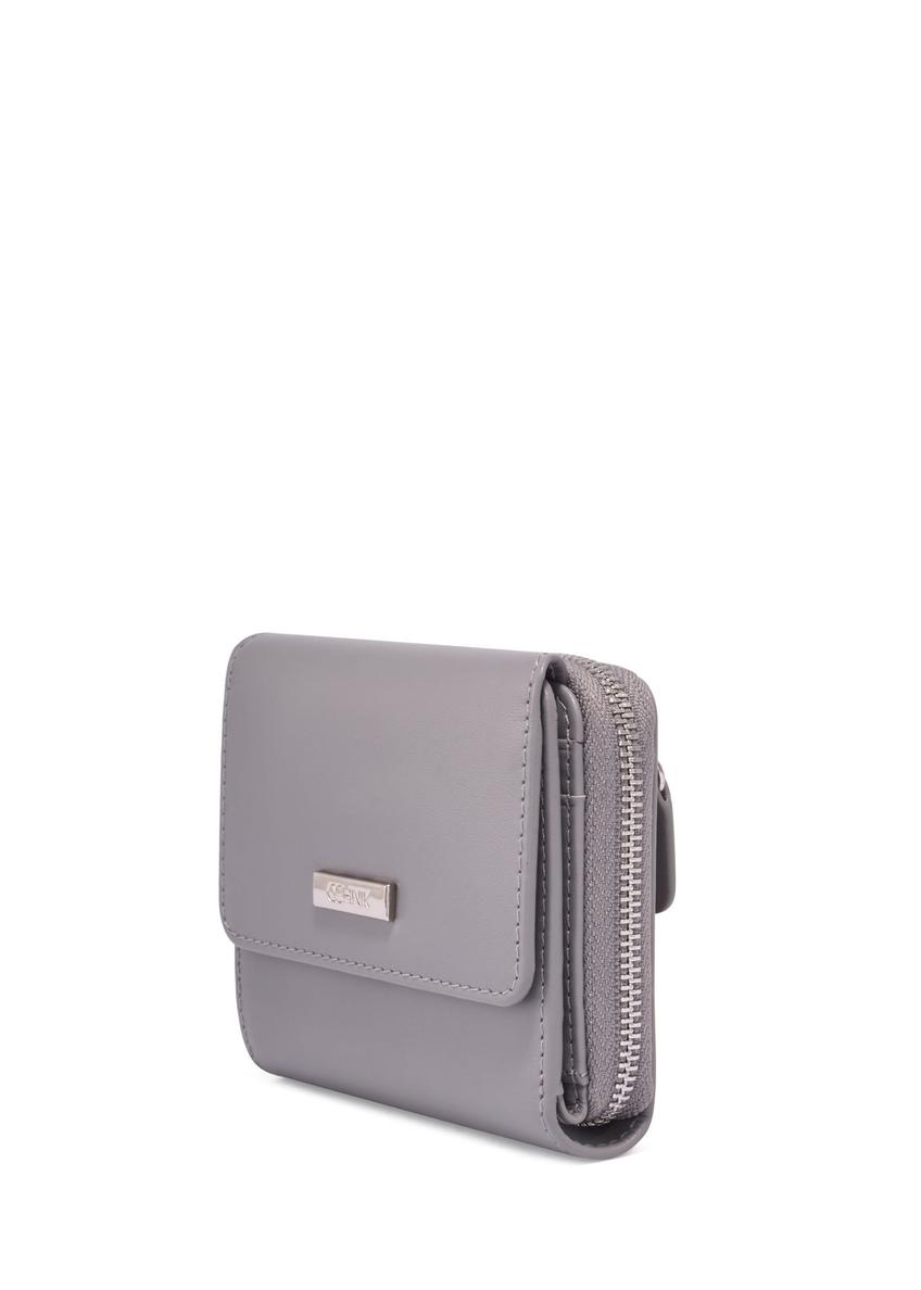 Graphite Small Leather Women's Wallet PORES-1025-9D(Z26)