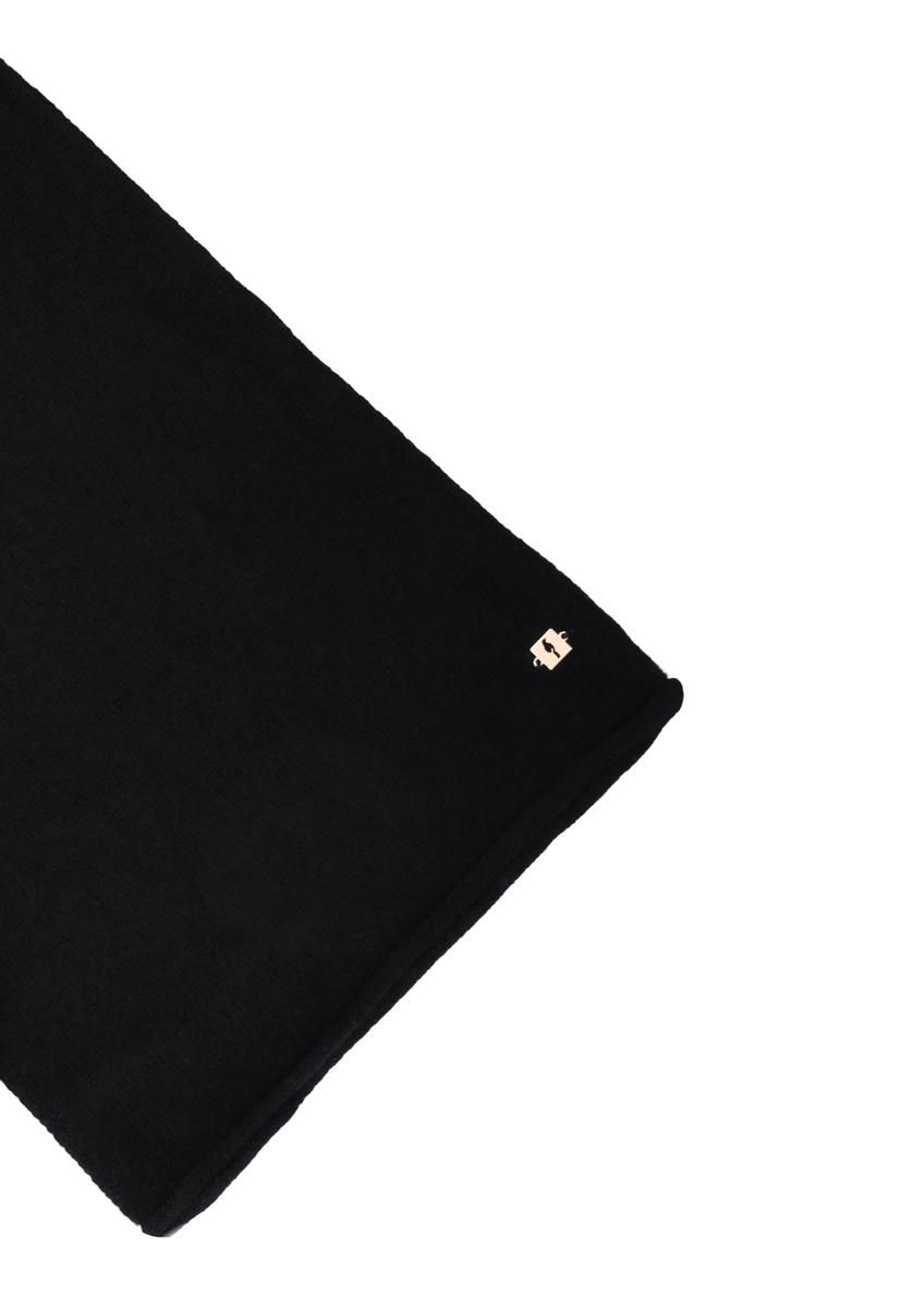 Cashmere black scarf for women SZADT-0093-99(Z26)