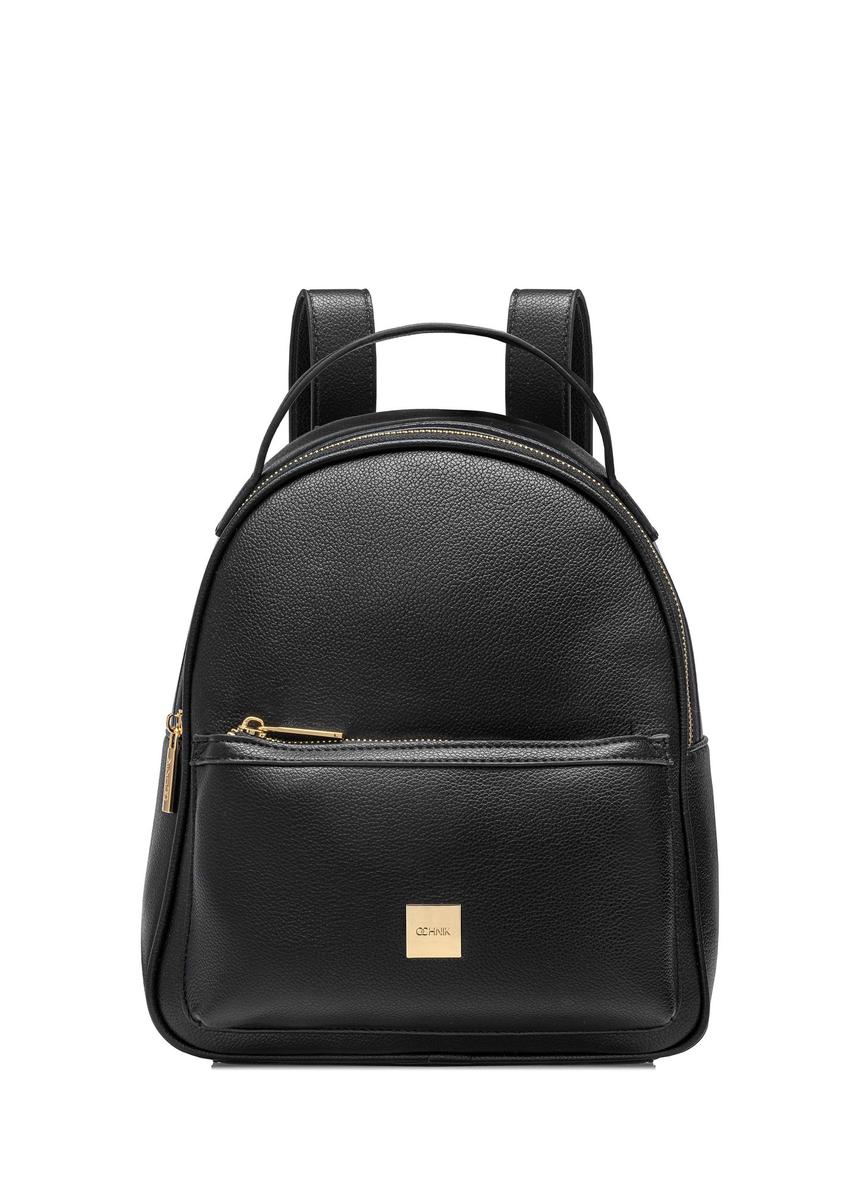 Black medium women's backpack TOREC-0920A-99(W25)