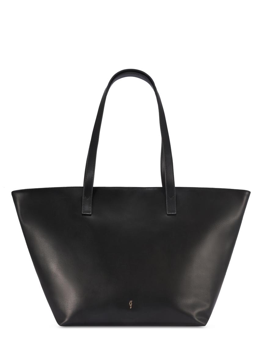 Large leather women's shopper handbag TORES-1258-99(W26) - front product view, on a white background.