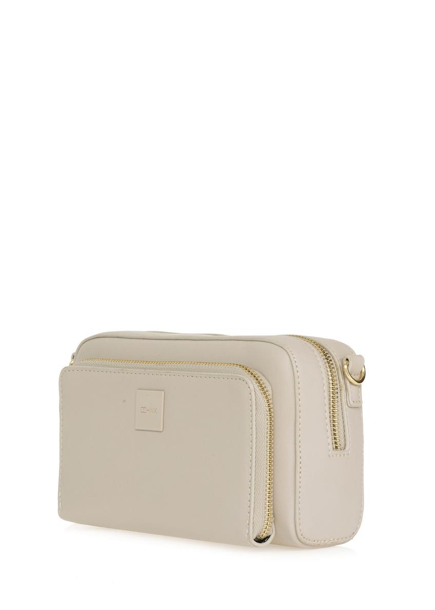 Small beige women's shoulder bag TOREC-0904A-80(W25)