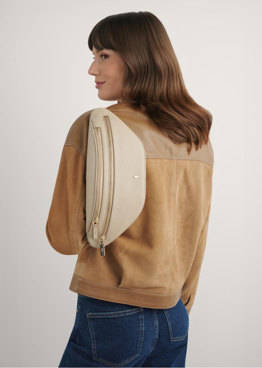 Women's beige leather kidney TORES-0721E-1B(W26)