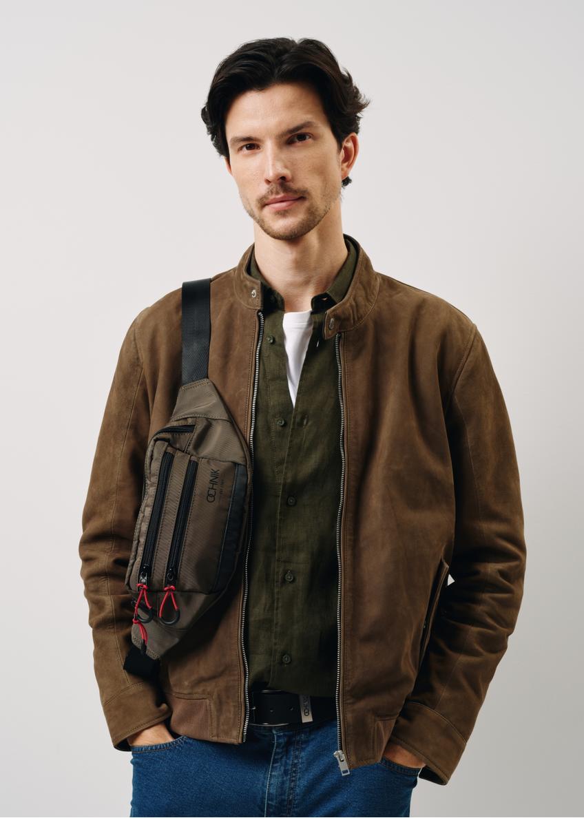 Men's khaki colored kidney case TORMN-0327-55(W24)