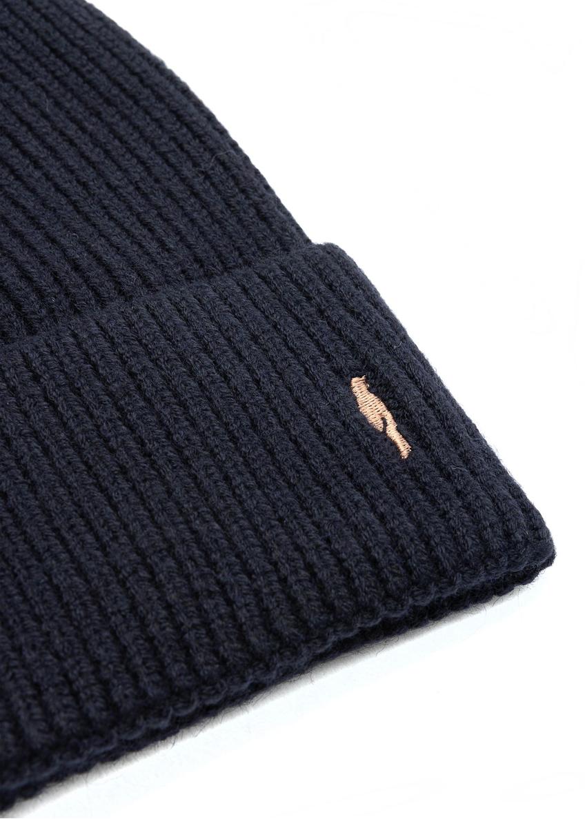Dark navy blue men's cap CZAMT-0084-7E(Z26)