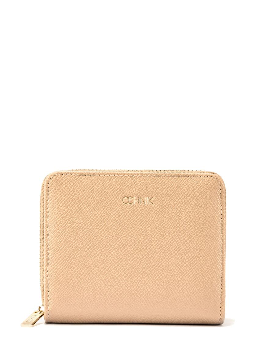 Beige medium women's wallet POREC-0412-1B(W26)