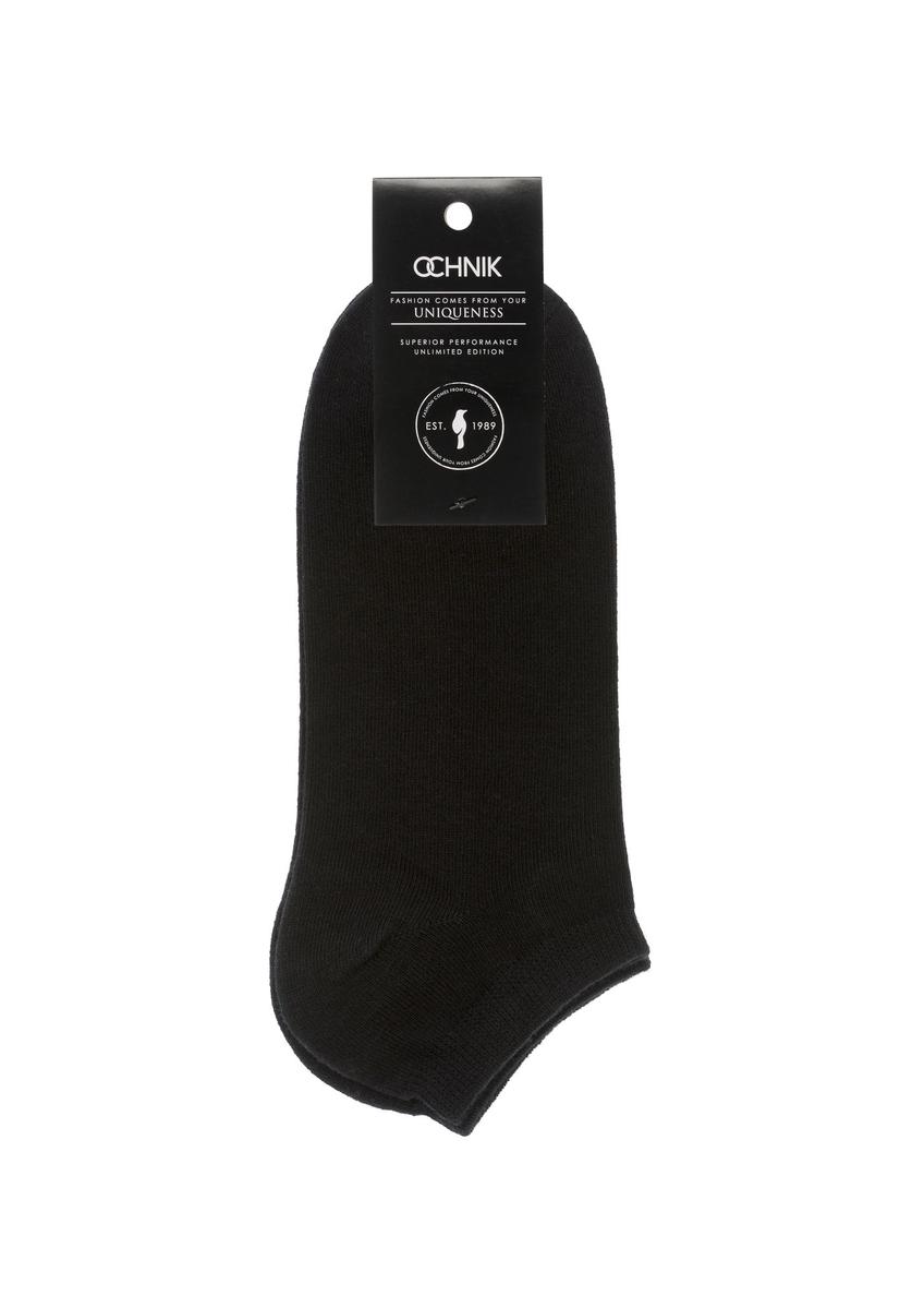 Men's short black socks SKAMT-0151B-99(W25)