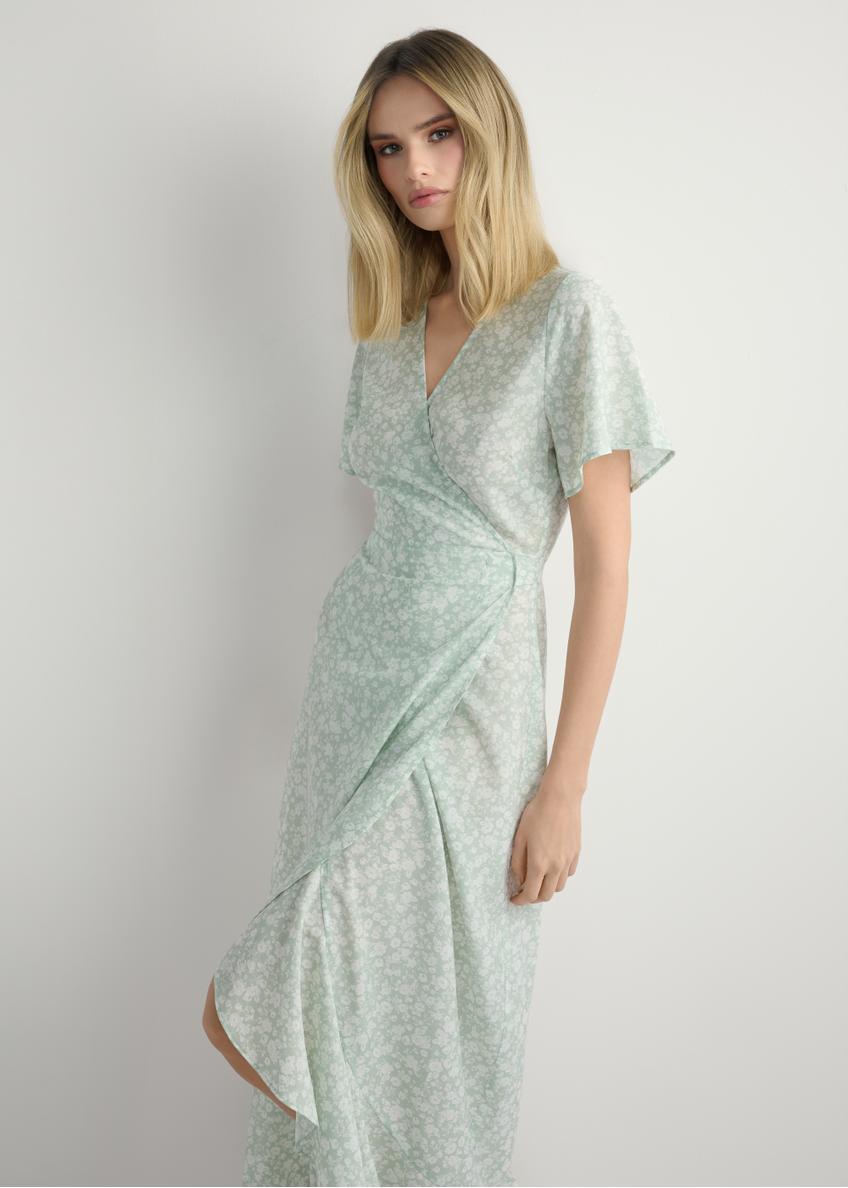 Long floral dress SUKDT-0233-8P(W26)