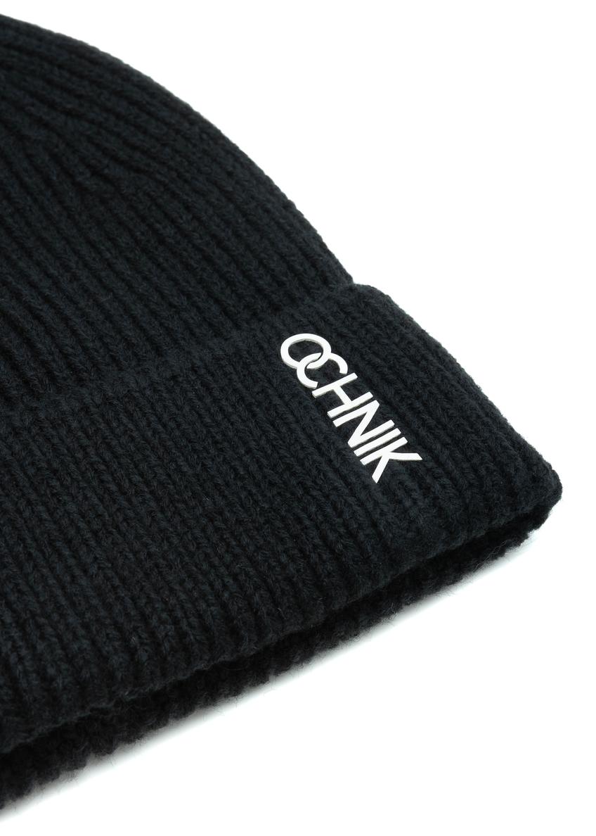 Black men's winter hat CZAMT-0081-99(Z25)