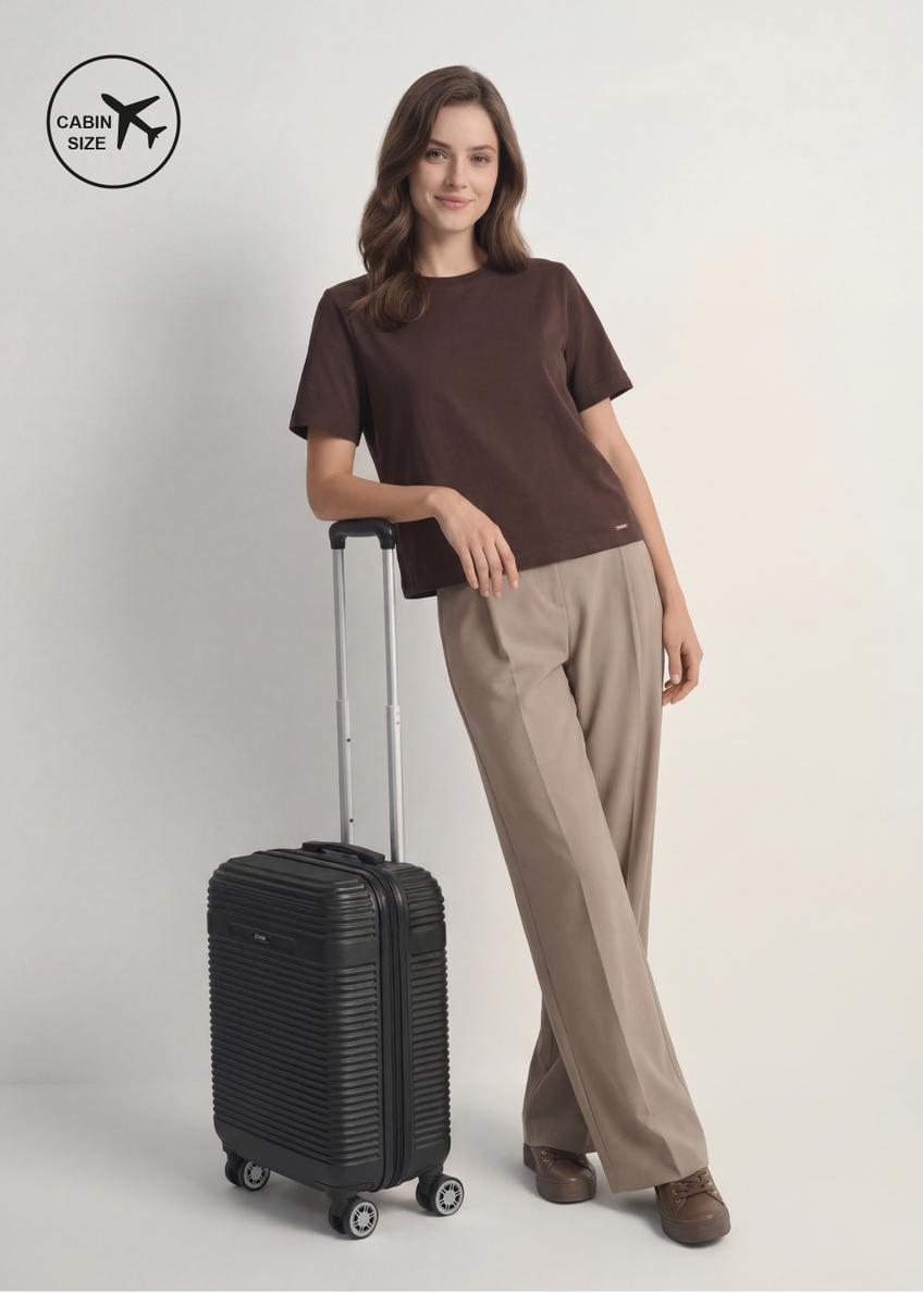 Small suitcase on wheels WALAB-0040-99-19(W26)