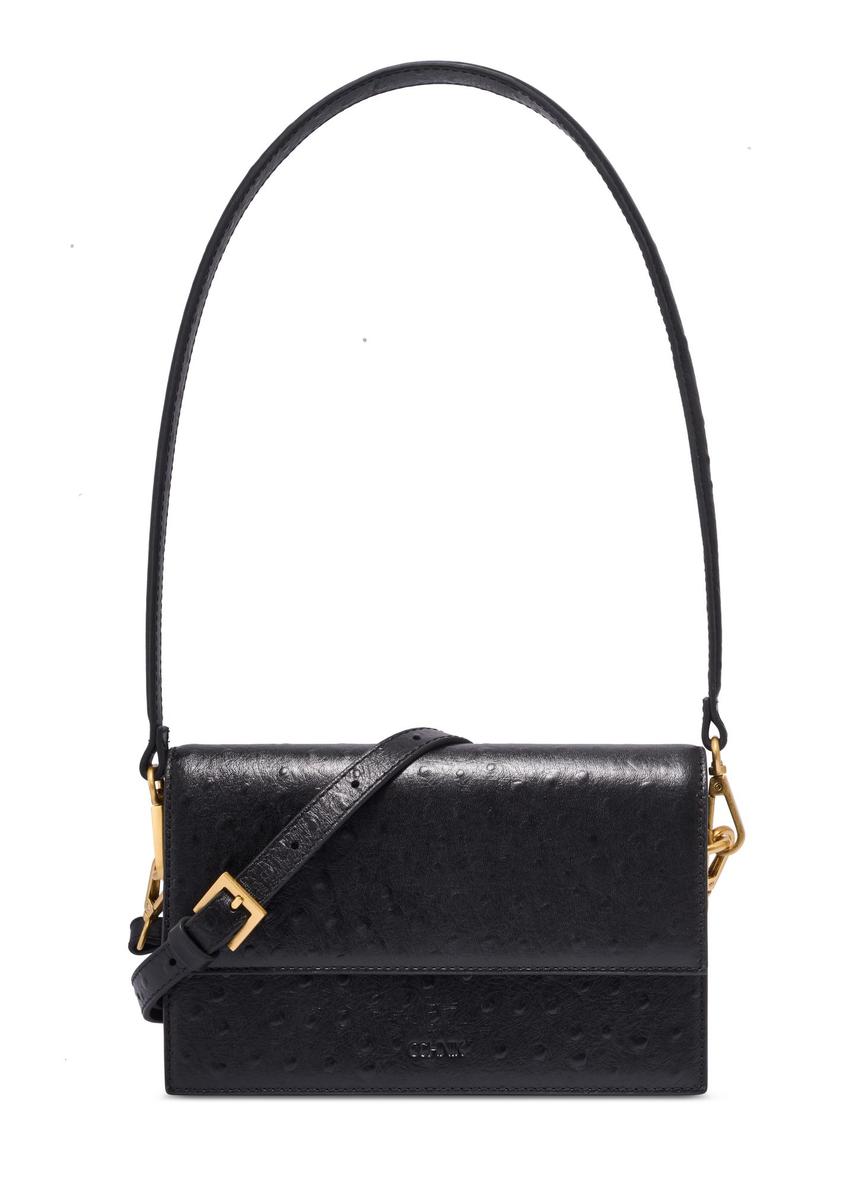 Black women's messenger bag TORES-1390-9P(Z26) - front product view, on a white background.