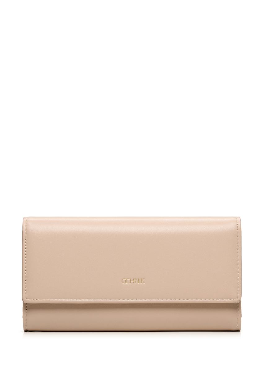 Beige large women's wallet POREC-0398A-81(Z25)