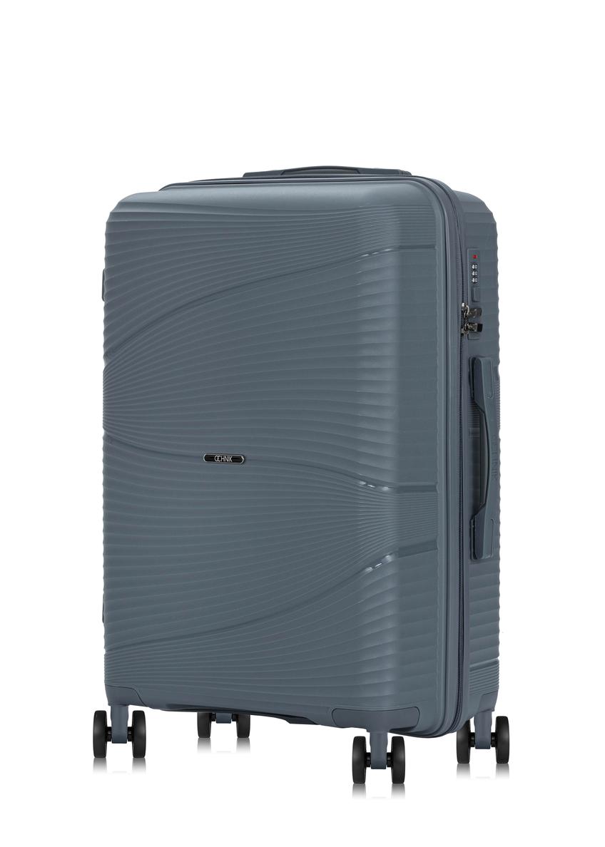 Medium suitcase on wheels WALPP-0021-91-24(W24)