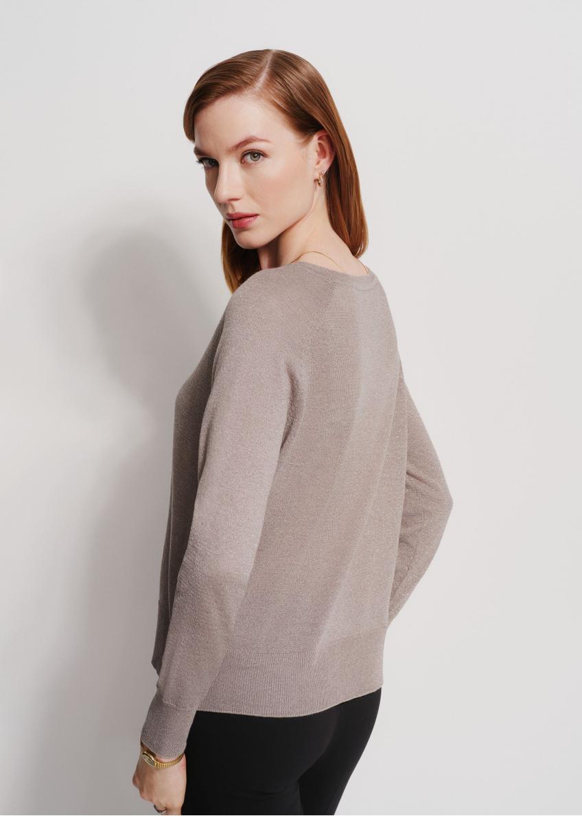 Women's light gray sweater SWEDT-0226-91(Z24)