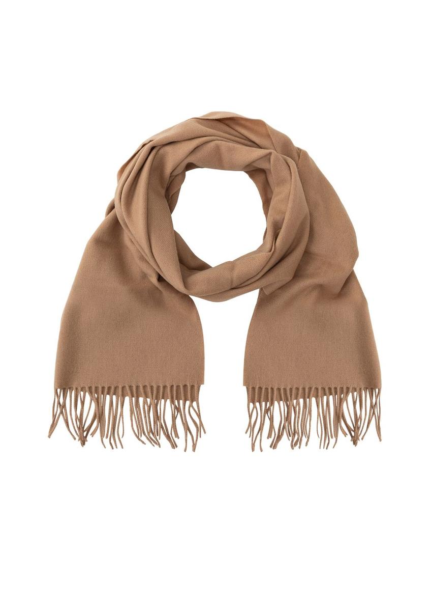 Women's woolen camel scarf SZADT-0092-1D(Z26)