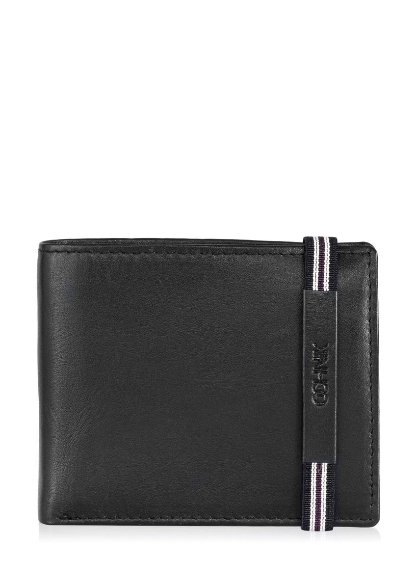 Men's leather wallet with elastic band PORMS-0517A-99(W25)-08