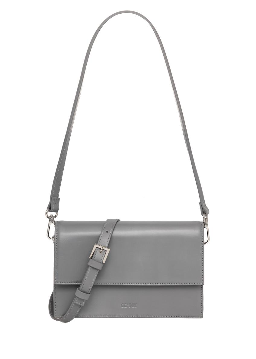 Graphite smooth women's handbag TORES-1437-9D(Z26)