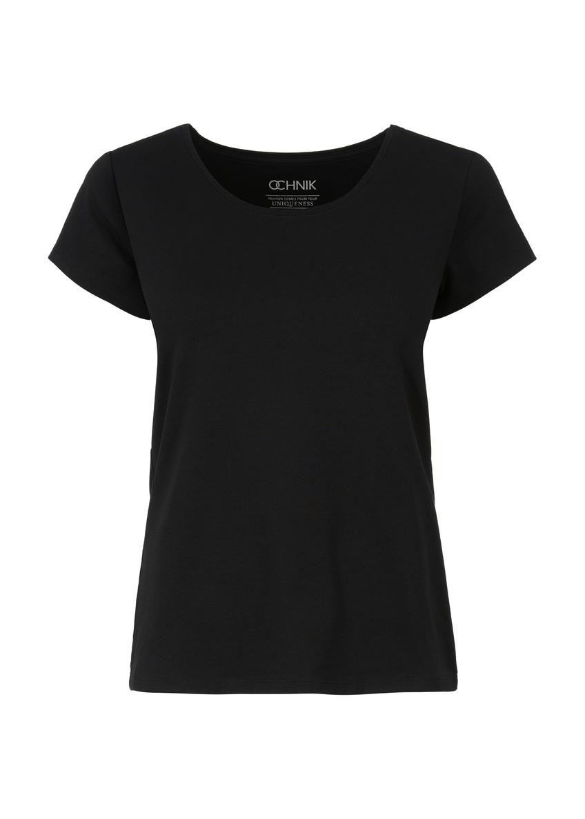 Black Women's Basic T-shirt TSHDT-0111-99(KS)