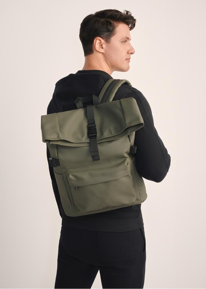 Large khaki backpack PLCMN-0015-55(Z25)