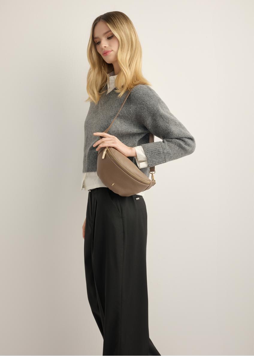 Cool brown leather bag TORES-0894-1K(Z26)